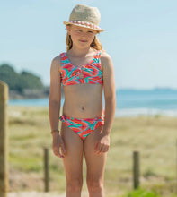 Load image into Gallery viewer, Geo Melon Sustainable Knot Front Bikini