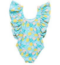 Load image into Gallery viewer, Lemon Drops Wide Frill Swimsuit