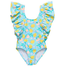 Load image into Gallery viewer, Lemon Drops Wide Frill Swimsuit