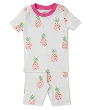 Load image into Gallery viewer, Fancy Pineapples Short PJ Set Snug PRT - Multi