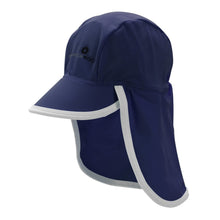 Load image into Gallery viewer, UV50 Flap Hat - Blue/White