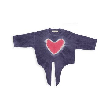 Tie-front Island Pullover, in Love Heart