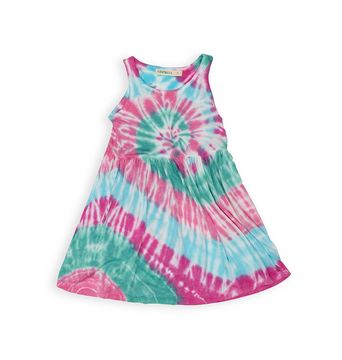 Dancer Dress, in Magenta Spiral