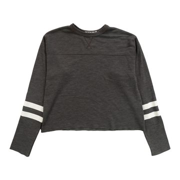 L/S Crew W#405 2 White Stripes