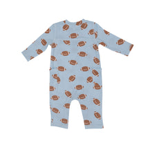 Load image into Gallery viewer, Football Romper Blue