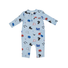 Load image into Gallery viewer, Hockey Romper Blue