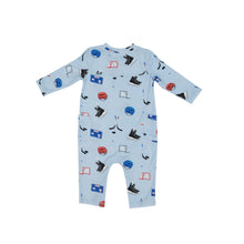 Load image into Gallery viewer, Hockey Romper Blue
