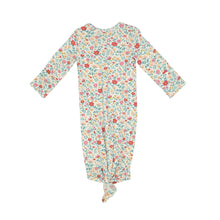 Load image into Gallery viewer, Ruby's Garden Ditsy  Knotted  Gown Multi Pink