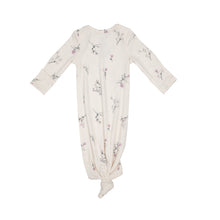 Load image into Gallery viewer, Wispy Floral Knotted Gown Ivory