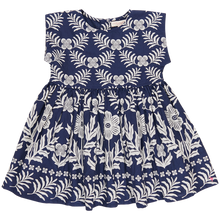 Load image into Gallery viewer, Girls Adaline Dress - Navy Oasis