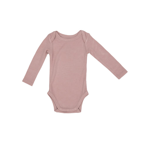 Rib Silver Pink Bodysuit Silver Pink