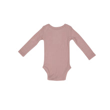 Load image into Gallery viewer, Rib Silver Pink Bodysuit Silver Pink