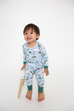Load image into Gallery viewer, Winter Fun Skiing L/S Loungewear Set  Blue