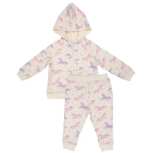 Load image into Gallery viewer, Dreamy Unicorns Hoodie And Jogger  Lavendar Multi