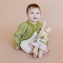 Load image into Gallery viewer, Cotton Brioche Cardigan Green Baby Kid Apparel Golf Patrick