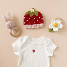 Load image into Gallery viewer, Teether Bunny Pink Crochet Rattle Spring Summer Baby Gift