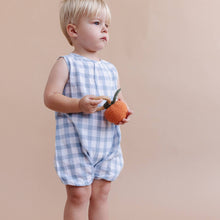 Load image into Gallery viewer, Teether Orange Cotton Rattle Fruit Baby Clementine Pumpkin