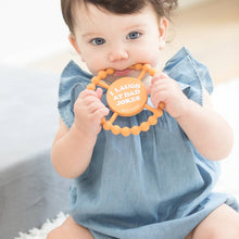 Load image into Gallery viewer, I Laugh at Dad Jokes Happy Teether