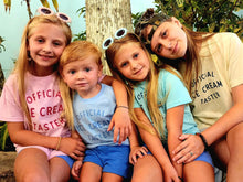 Load image into Gallery viewer, Kids Summer T-Shirt, Official Ice Cream Taster tee