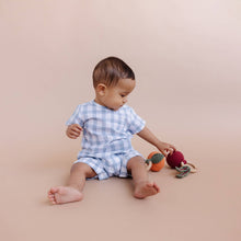 Load image into Gallery viewer, Teether Beet Cotton Crochet Rattle Baby Toy Spring Summer