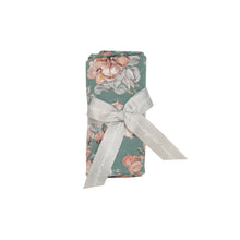 Load image into Gallery viewer, Woodrose Swaddle Blanket Green