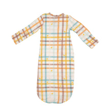 Load image into Gallery viewer, Plaid With Chicks Gown Multi Pink