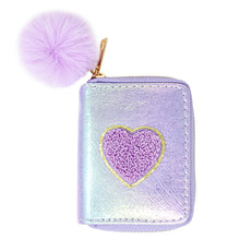 Load image into Gallery viewer, Shiny Heart Patch Wallet