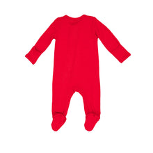 Load image into Gallery viewer, Bittersweet 2 Way Zipper Footie Red