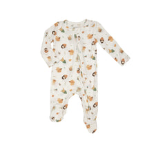 Load image into Gallery viewer, Woodland Swaddle Babies 2 Way  Zipper Footie Multi