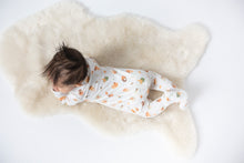 Load image into Gallery viewer, Woodland Swaddle Babies 2 Way  Zipper Footie Multi
