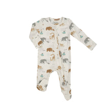 Load image into Gallery viewer, Welcome To The World 2 Way Zipper  Footie Ivory