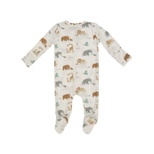 Load image into Gallery viewer, Welcome To The World 2 Way Zipper  Footie Ivory