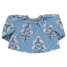 Load image into Gallery viewer, Girls Ava Top - Blue Bouquet Floral