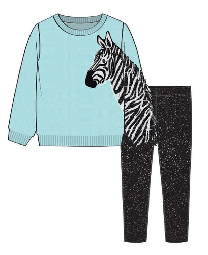 Zebra Sweater Set