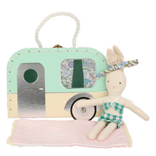 Load image into Gallery viewer, Caravan Bunny Mini Suitcase Doll
