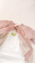 Load image into Gallery viewer, Cotton Brioche Cardigan Pink Baby Kid Apparel Valentines