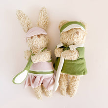 Load image into Gallery viewer, Plush Pickleball Bunny Doll Stuffed Toy Baby Kids Organic