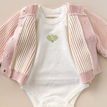 Load image into Gallery viewer, Cotton Brioche Cardigan Pink Baby Kid Apparel Valentines