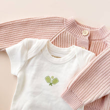 Load image into Gallery viewer, Cotton Brioche Cardigan Pink Baby Kid Apparel Valentines