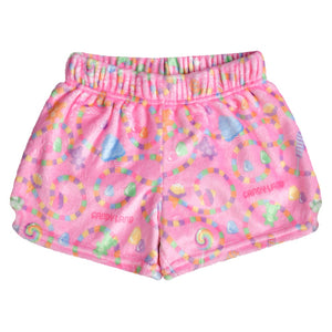 Candy Land Sugar Trail Plush Shorts