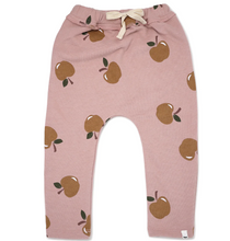 Load image into Gallery viewer, oh baby! Brooklyn Jogger Rust Apples Print - Blush