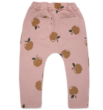 Load image into Gallery viewer, oh baby! Brooklyn Jogger Rust Apples Print - Blush