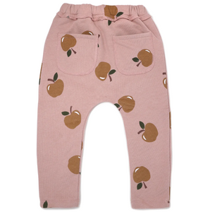 oh baby! Brooklyn Jogger Rust Apples Print - Blush
