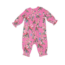 Load image into Gallery viewer, Dream Cottage Floral Smocked  Romper Pink