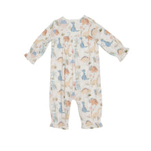 Load image into Gallery viewer, Soft Dinos Smocked Romper Pink Multi