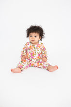 Load image into Gallery viewer, Wild Rose Floral Smocked Romper  Pink