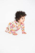 Load image into Gallery viewer, Wild Rose Floral Smocked Romper  Pink