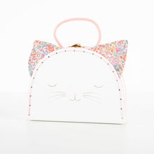 Load image into Gallery viewer, Floral Kitty Mini Suitcase Doll