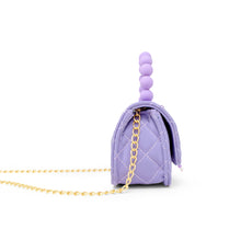 Load image into Gallery viewer, Pearl Handle Message Charm Handbag for Kids