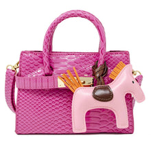 Load image into Gallery viewer, Crocodile Pony Handbag
